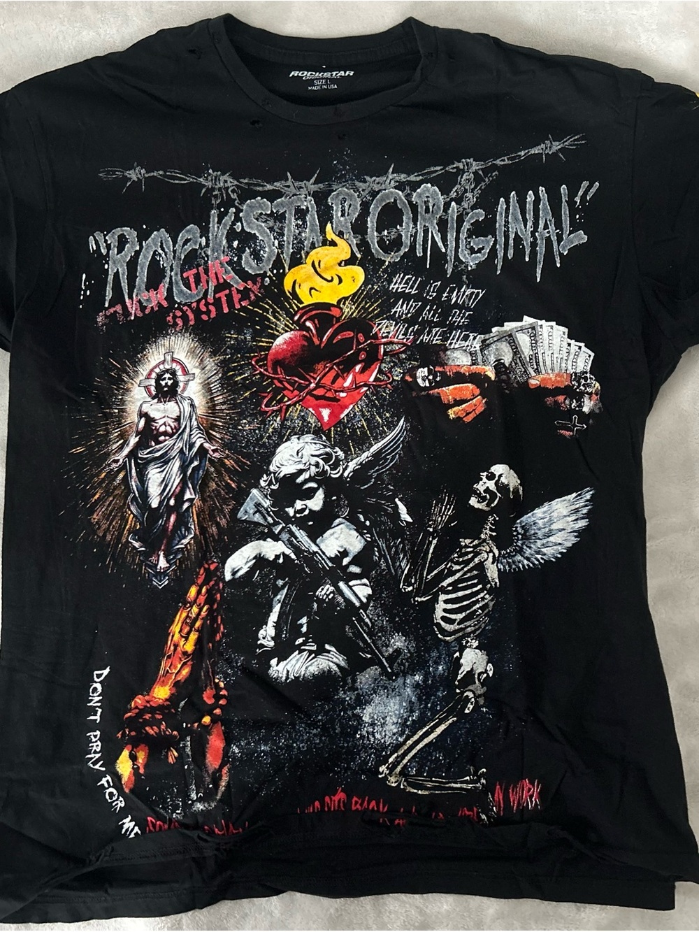Rockstar Original Graphic Short Sleeve Tee - Black